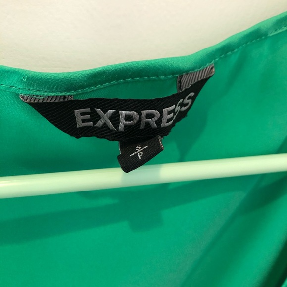 Express Green Shirt Sz Small - Picture 2 of 5